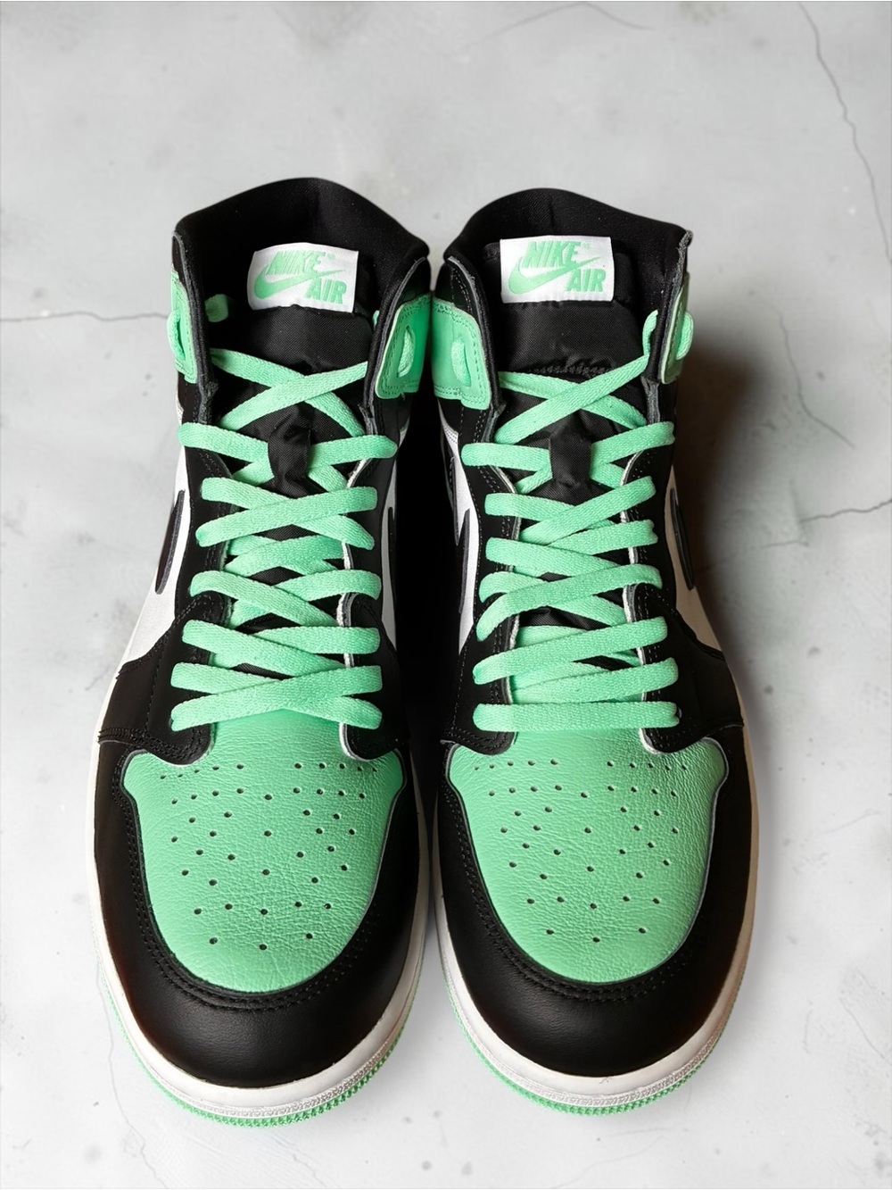 Nike Air Jordan 1 Retro High OG "Green Glow" Men’s Size 14 (Rare Size) Brand NEW - Picture 5 of 12